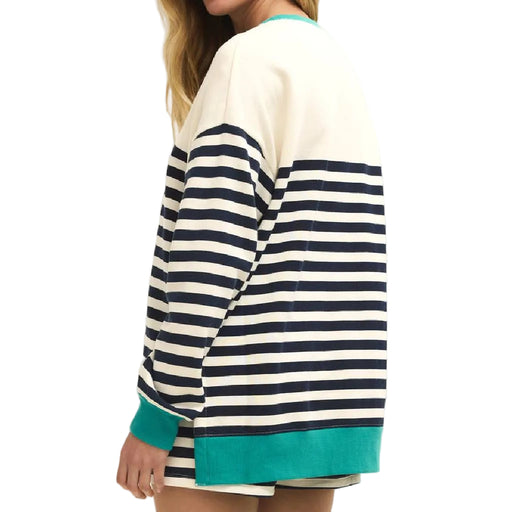 Z Supply Layer Up Eclipse Stripe Sweatshirt WOMEN - Clothing - Pullovers & Hoodies Z Supply