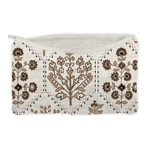 Tavi Neutral Small Makeup Bag ACCESSORIES - Luggage & Travel - Cosmetic Bags Ida Mae Home
