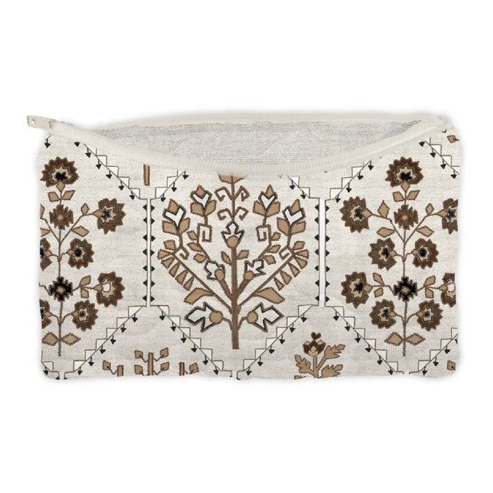 Tavi Neutral Small Makeup Bag ACCESSORIES - Luggage & Travel - Cosmetic Bags Ida Mae Home