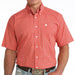 Cinch Men's Geo Red Button Down Shirt MEN - Clothing - Shirts - Short Sleeve Cinch