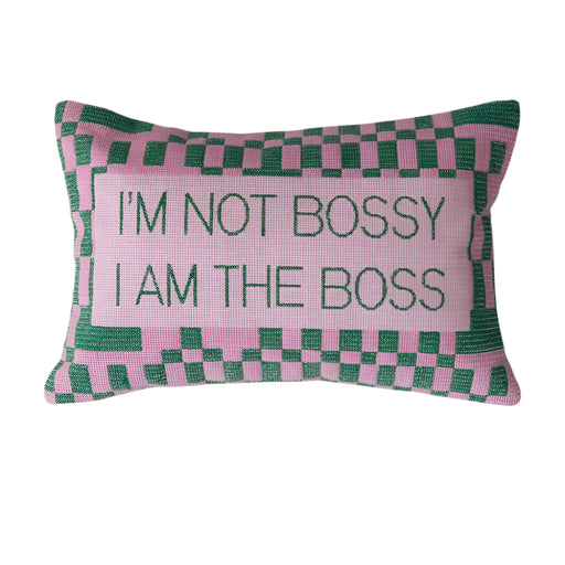 "I'm Not Bossy..." Cotton Velvet Lumbar Pillow HOME & GIFTS - Home Decor - Decorative Pillows Creative Co-Op