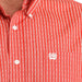 Cinch Men's Geo Red Button Down Shirt MEN - Clothing - Shirts - Short Sleeve Cinch