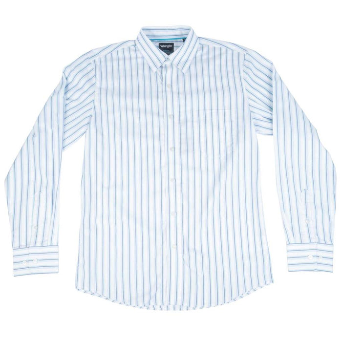 Wrangler Men's Cojo Stripe Print Button Down Shirt