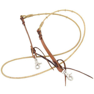 Teskey's Rawhide Round Braided Roping Rein Tack - Reins Teskey's   