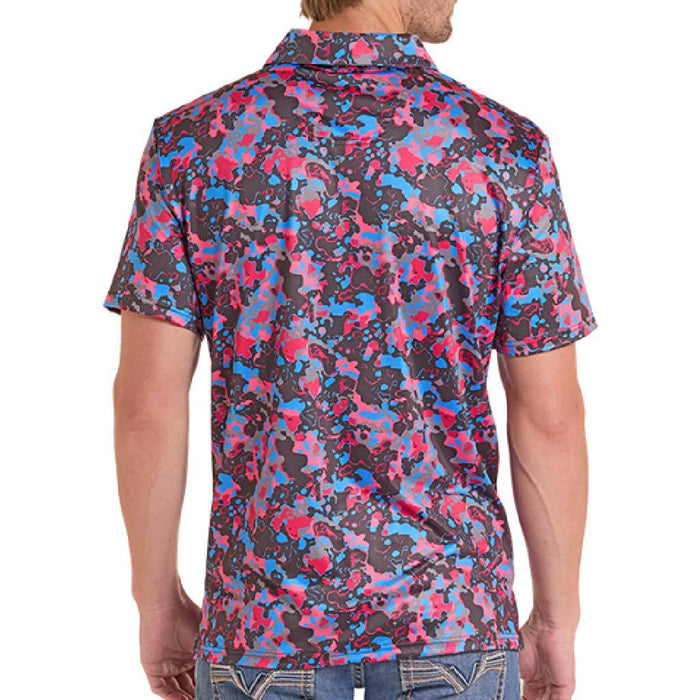 Rock & Roll Men's Camo Polo Shirt