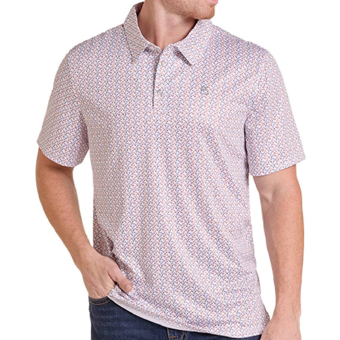 Panhandle Slim Men's Spur Print Pearl Snap Polo Shirt MEN - Clothing - Shirts - Short Sleeve Panhandle