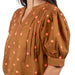 Ivy Jane Women's Star Embroidered Rust Top WOMEN - Clothing - Tops - Short Sleeved Ivy Jane