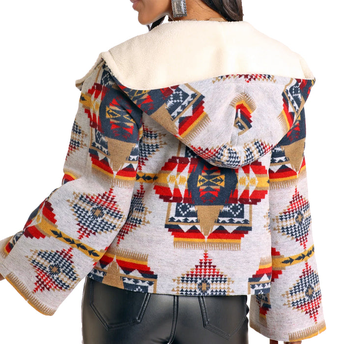 * Powder River Women's Aztec Jacquard Cape Coat - FINAL SALE WOMEN - Clothing - Outerwear - Jackets Panhandle