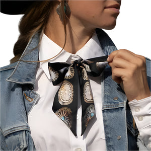 Fringe Scarves "Big Concho" Twilly ACCESSORIES - Additional Accessories - Wild Rags & Scarves Fringe Scarves