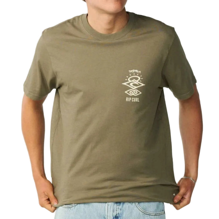 Rip Curl Men's Search Icon Walnut Tee