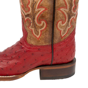 Corral Red Ostrich Boot