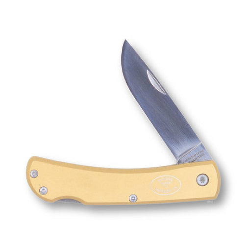 Moore Maker Gold Aluminum Lockback Knives Moore Maker