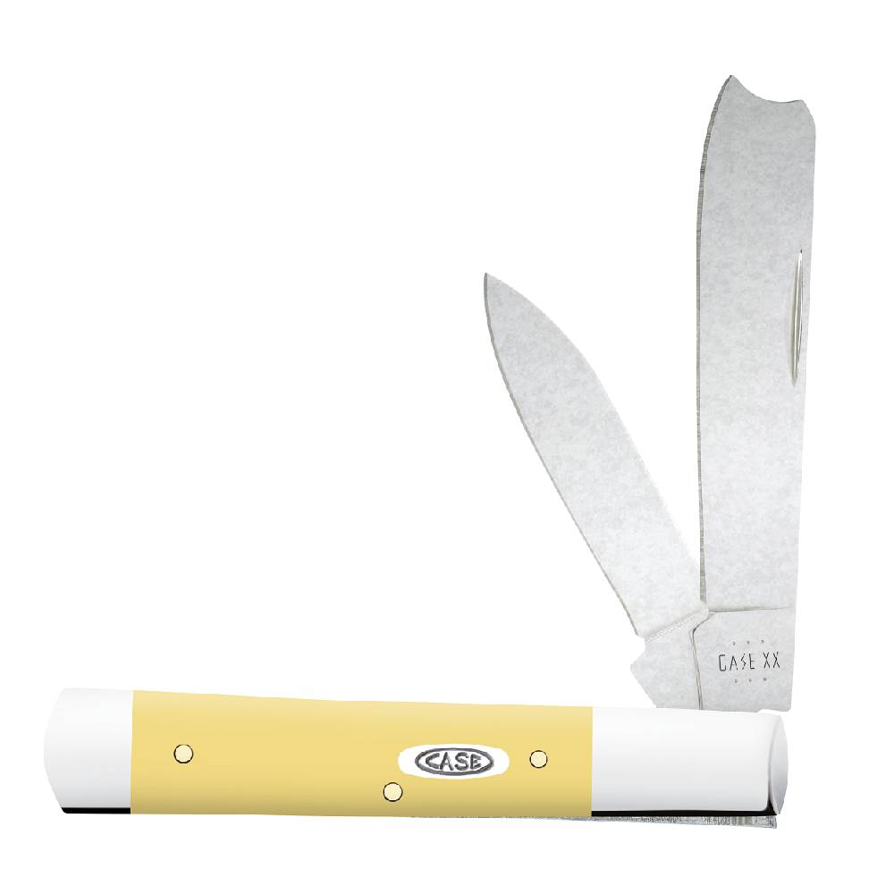 Case Yellow Synthetic Smooth Razor Knives - Knife Accessories W.R. Case   