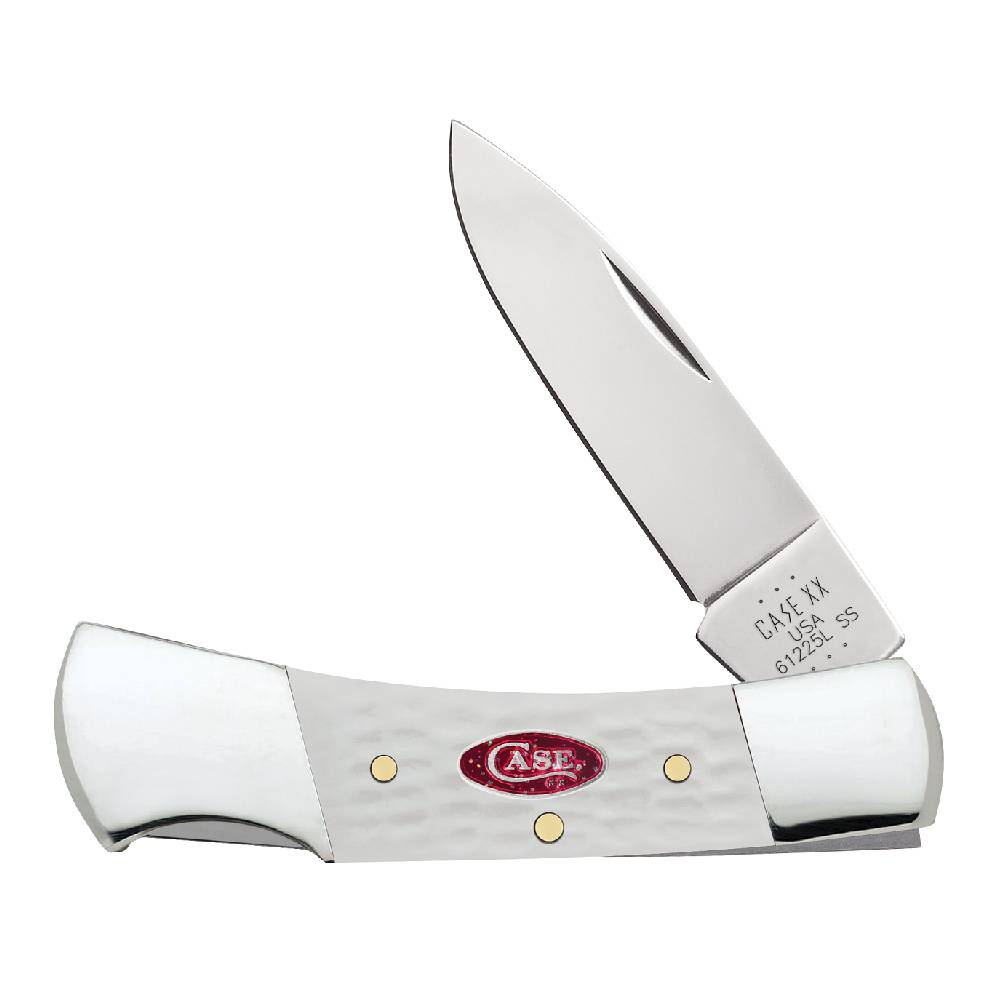 Case Sparxx White Jigged Synthetic Lockback Knives WR CASE   