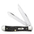 Case Rough Black Jigged Synthetic Trapper Knives W.R. Case   