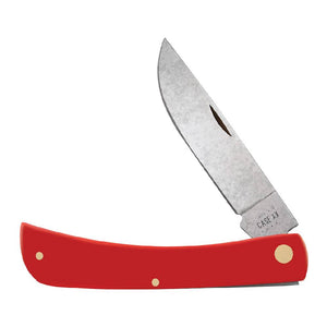 Case Sod Buster - Smooth Red Synthetic Carbon Knives W.R. Case   