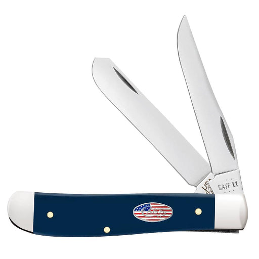 Case Mini Trapper Gift Set - Navy Blue Synthetic Knives W.R. Case