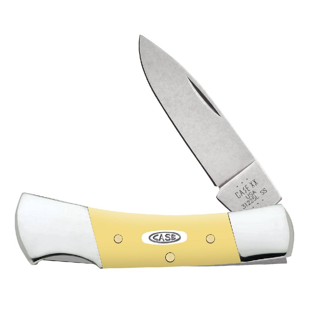 Case Yellow Synthetic SS - Lockback Knives WR CASE   