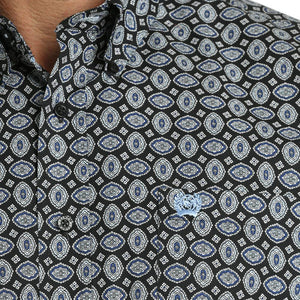 Cinch Men's Medallion Print Shirt MEN - Clothing - Shirts - Short Sleeve Shirts Cinch   