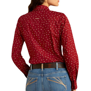 Ariat Women's Kirby Stretch Cattle Brand Shirt WOMEN - Clothing - Tops - Long Sleeved Ariat Clothing   