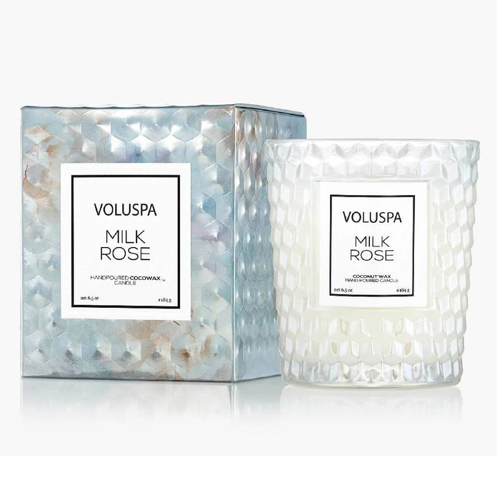 Voluspa Milk Rose Classic Candle