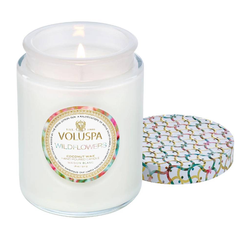 Voluspa Wildflowers Large Jar HOME & GIFTS - Home Decor - Candles + Diffusers Voluspa