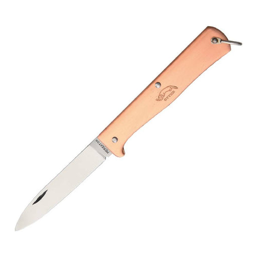 Otter German Mercator Small Copper Carbon Lockback Knives Otter Knives   
