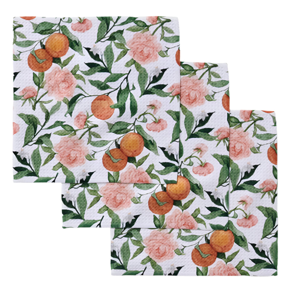 "Peony For Your Thoughts" Dishcloth Set HOME & GIFTS - Tabletop + Kitchen - Kitchen Decor Geometry