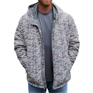 Burlebo Puffer Jacket - Classic Deer Camo