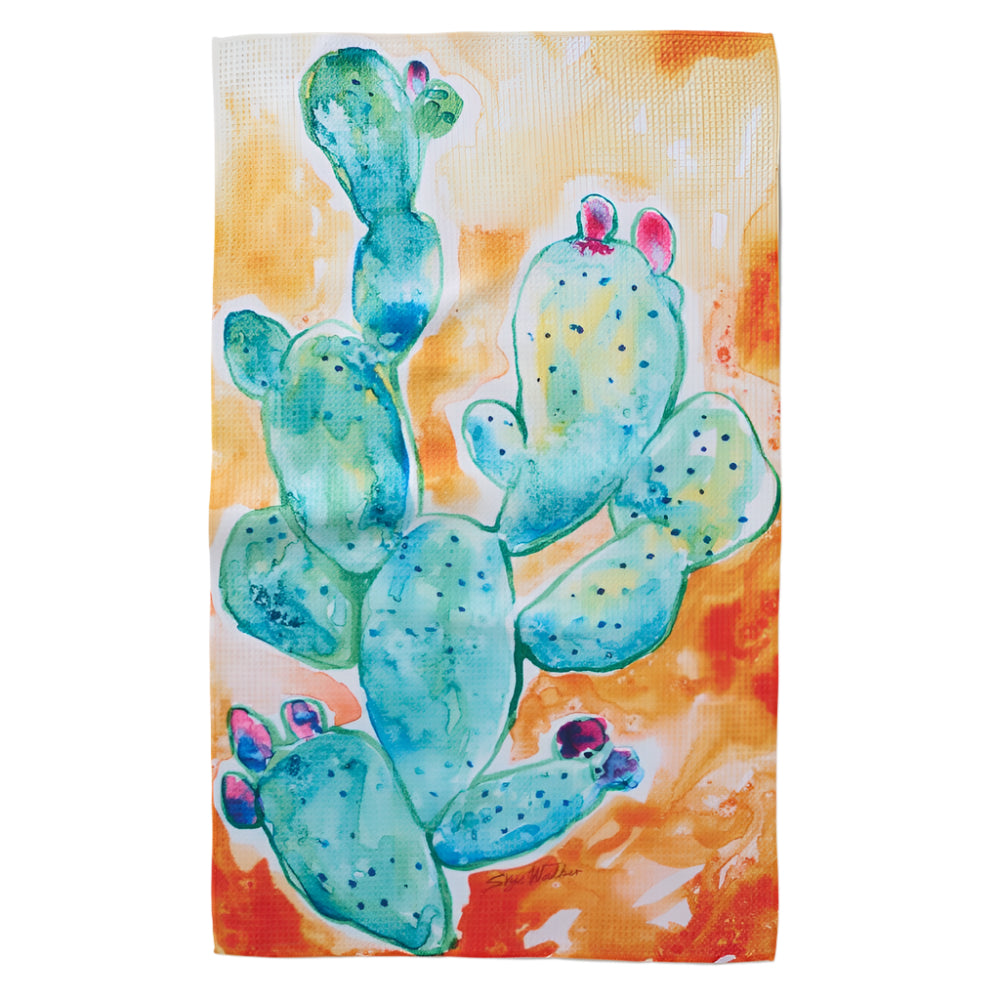 "Cacti" Tea Towel HOME & GIFTS - Tabletop + Kitchen - Kitchen Decor Geometry