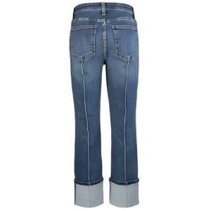 Kut Fay High Rise Fab Ab Straight Jeans