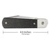 Case Bridgeline Black Burlap CPM20-CV Knives W.R. Case