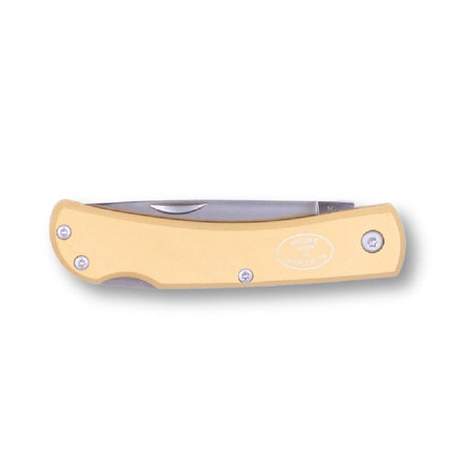 Moore Maker Gold Aluminum Lockback Knives Moore Maker