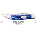 Case Small Texas Toothpick Sparxx Blue Knives W.R. Case   