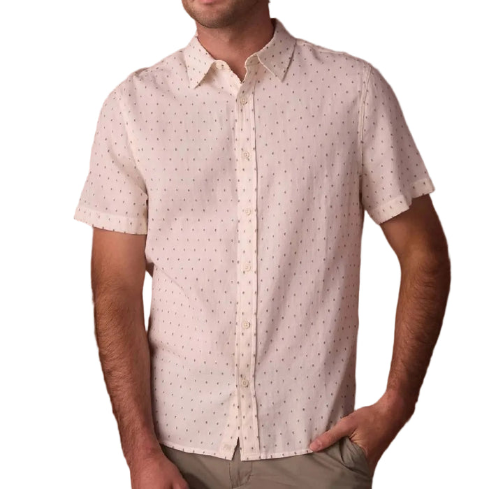 The Normal Brand Freshwater Everyday Dobby Button Down Shirt MEN - Clothing - Shirts - Short Sleeve The Normal Brand