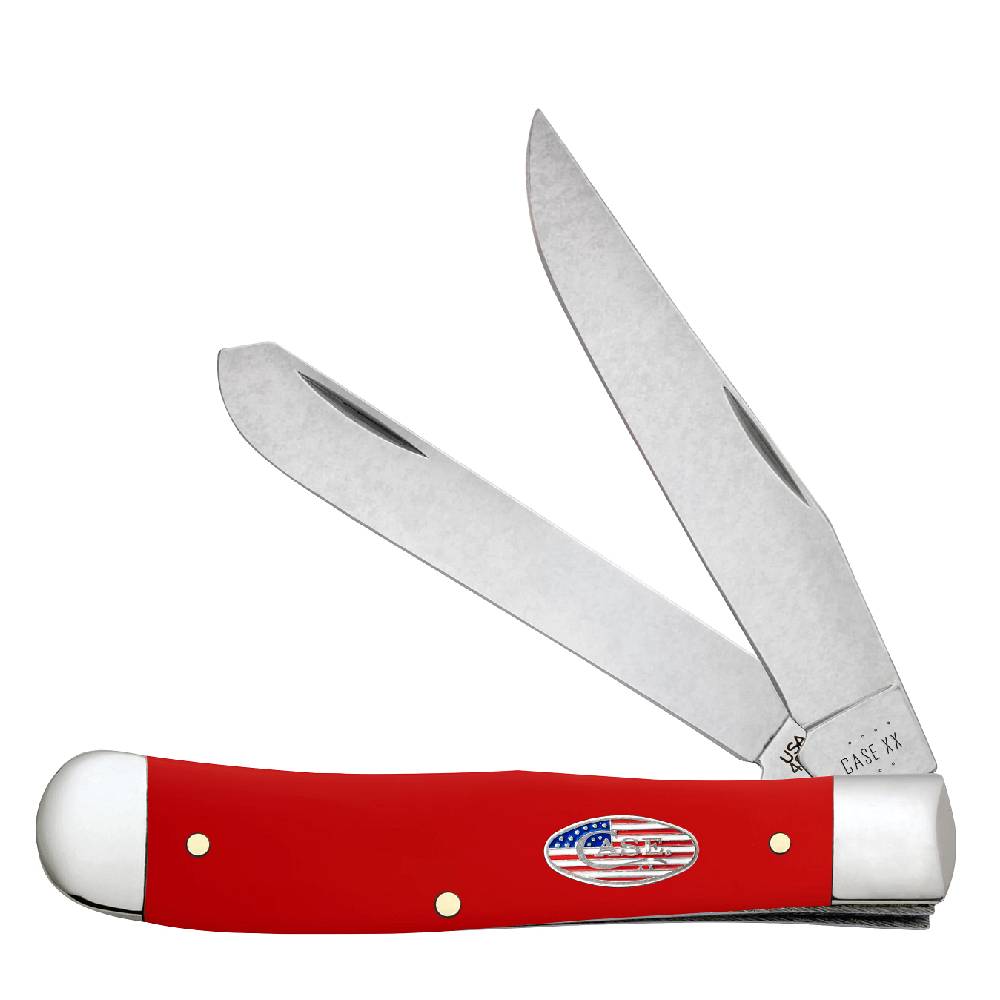Case American Workman Red Carbon Steel Trapper Knives W.R. Case   