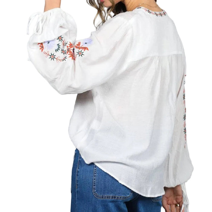 Vine & Love Women's Vintage Bohemian Top WOMEN - Clothing - Tops - Long Sleeved Vine & Love