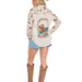 Rock & Roll Denim Women's Conversational Western Print Button Down Shirt WOMEN - Clothing - Tops - Long Sleeved Panhandle