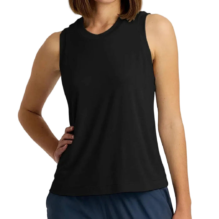 Free Fly Women's Elevate Lightweight Tank - Black WOMEN - Clothing - Tops - Sleeveless Free Fly Apparel