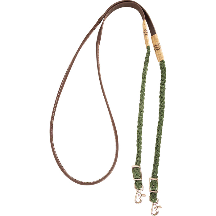 Cashel Adjustable Reins Tack - Reins Cashel Green  