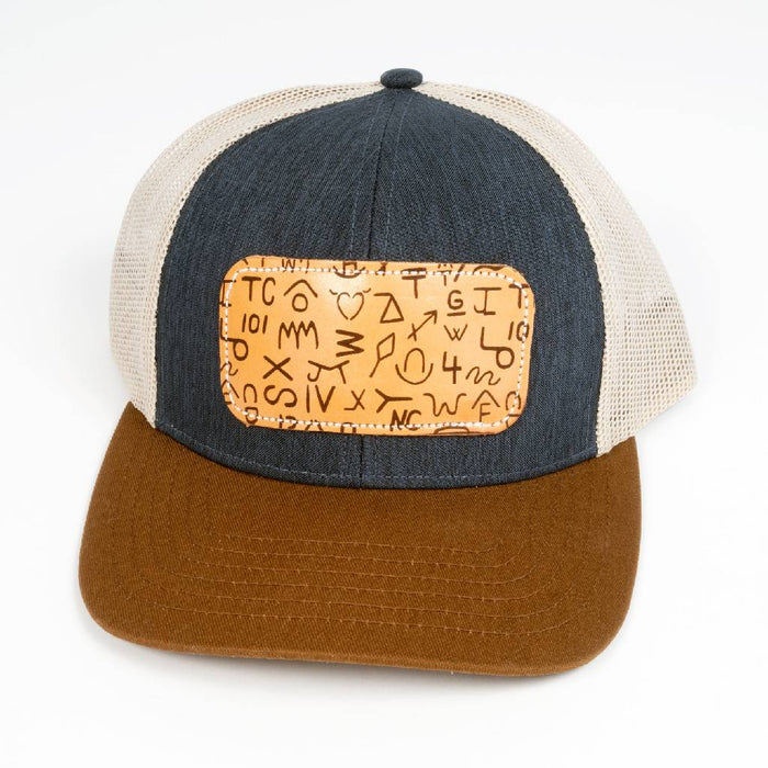 McIntire Saddlery Denim Branded Cap HATS - BASEBALL CAPS McIntire Saddlery