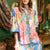 Aratte Royal Bloom Shirt WOMEN - Clothing - Tops - Long Sleeved Aratta   