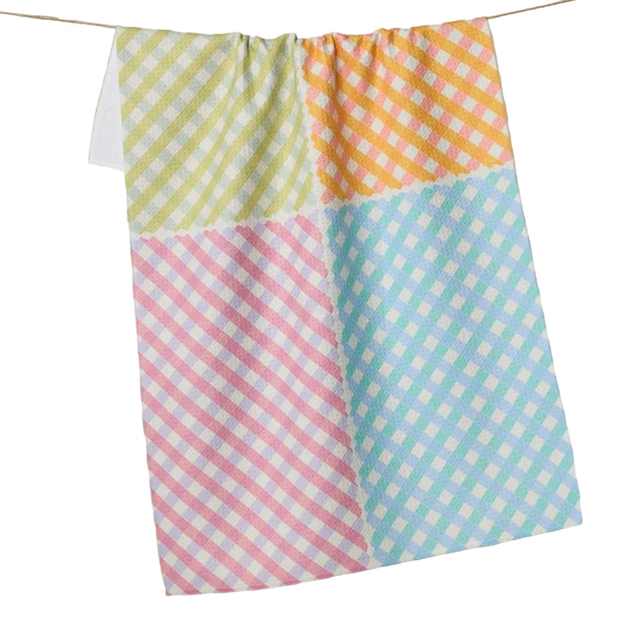 Geometry Patio Check Tea Towel HOME & GIFTS - Tabletop + Kitchen - Kitchen Decor Geometry