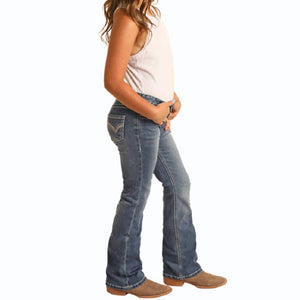 Rock & Roll Denim Girl's Mid Bootcut Jean - FINAL SALE KIDS - Girls - Clothing - Jeans Panhandle   