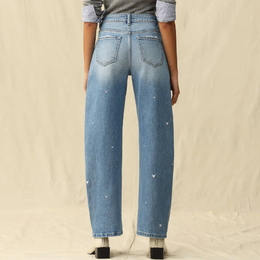 Bayeas Flora Mid Rise Barrel Jean WOMEN - Clothing - Jeans Bayeas