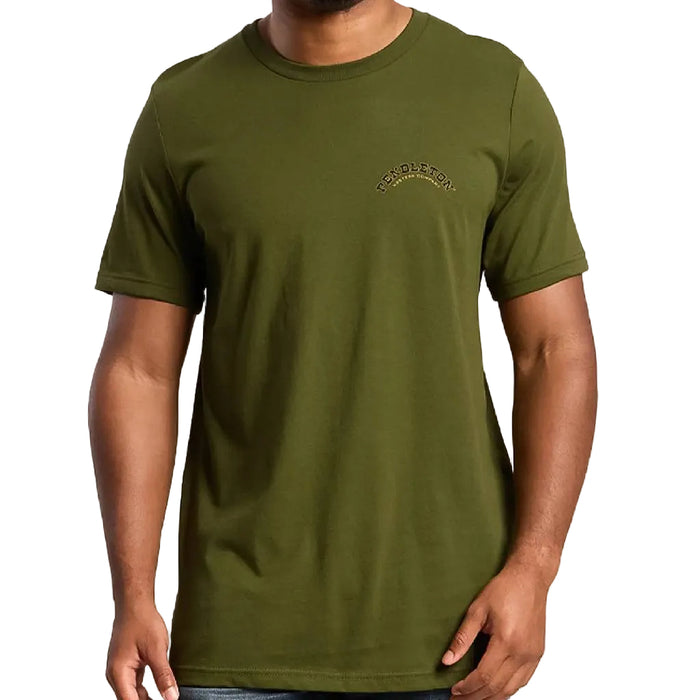 Pendleton Men's Western Company Olive Graphic Tee MEN - Clothing - T-Shirts & Tanks Pendleton