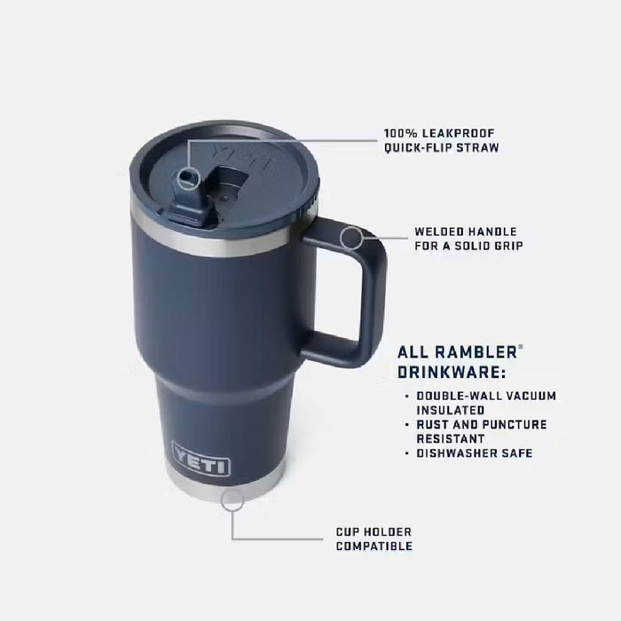 Yeti Rambler 26oz Straw Bottle - Grasshopper