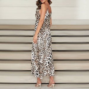 Leopard Print Slip Dress WOMEN - Clothing - Dresses Milio Milano   
