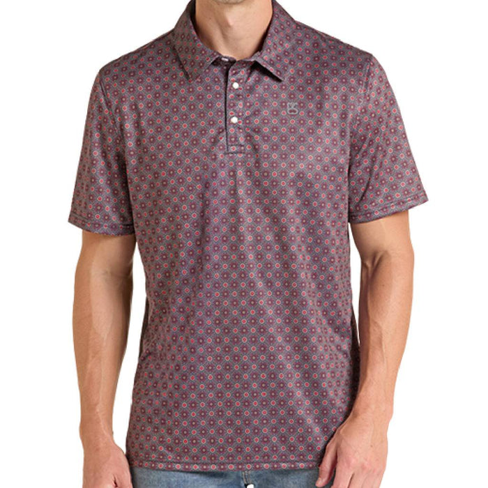 Panhandle Slim Men's Medallion Print Snap Polo Shirt MEN - Clothing - Shirts - Short Sleeve Panhandle