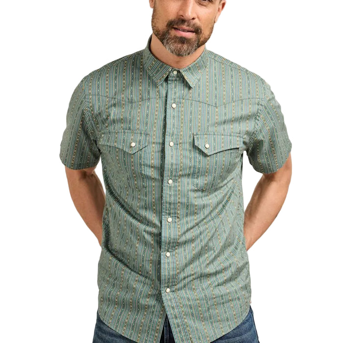 Pendleton Men's Laramie Western Harding Stripe Snap Shirt